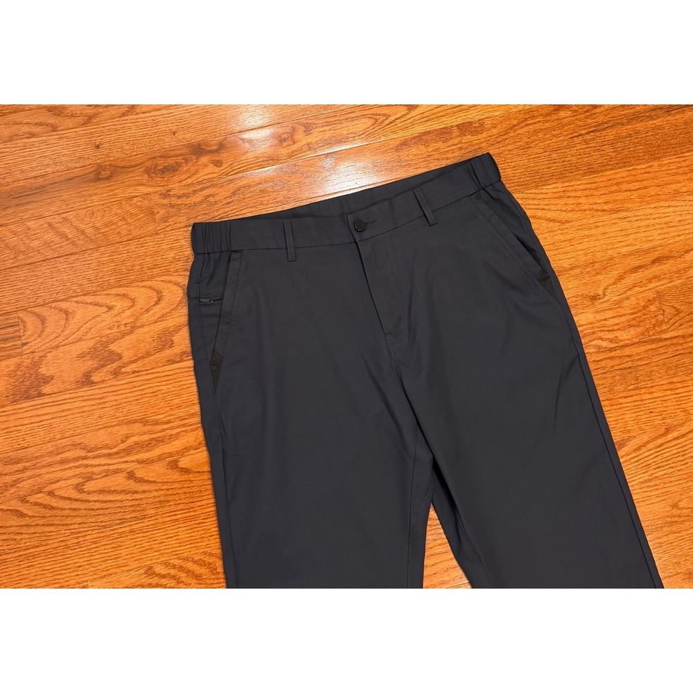 Jack Archer Jetsetter Tech Pants Mens 33x29 Space Black Slim Straight Commuter - Picture 2 of 12